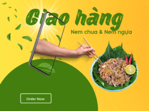 Nem chua giao hàng tại Hà Nội